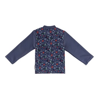 Badeshirt langarm mit UV-Schutz Ozean