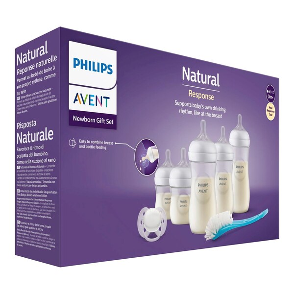 Philips Avent - Kit Starter 5 pièces, Natural Response, biberons