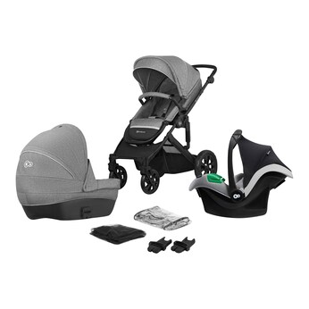 Kombikinderwagen PRIME LITE Trio-Set inkl. Babyschale MINK PRO