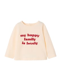 Langarmshirt Baby Mädchen, Bio-Baumwolle