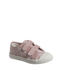 Mädchen Stoff-Sneakers mit Klett und Anziehtrick