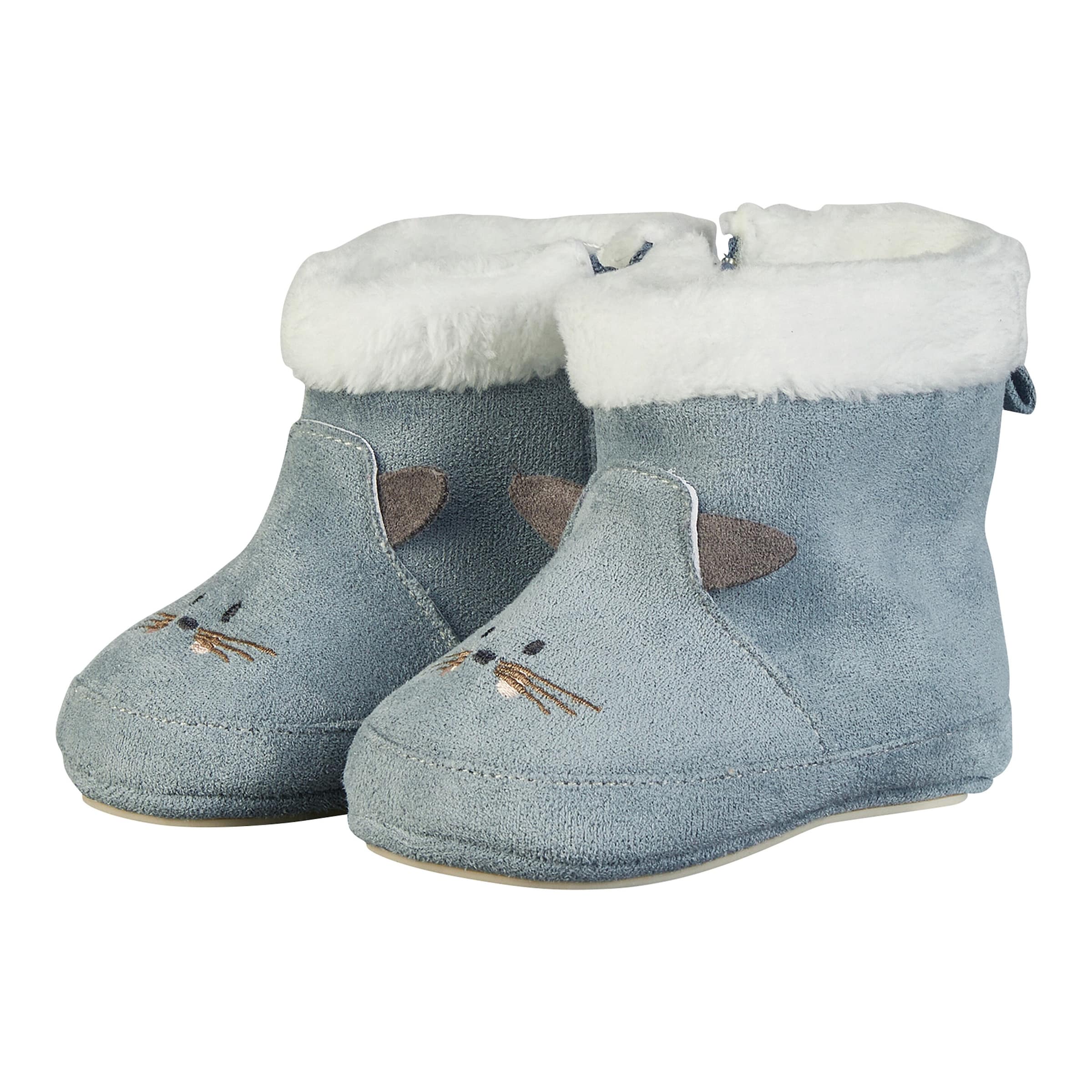 Sterntaler Babystiefel mit Reißverschluss Katze