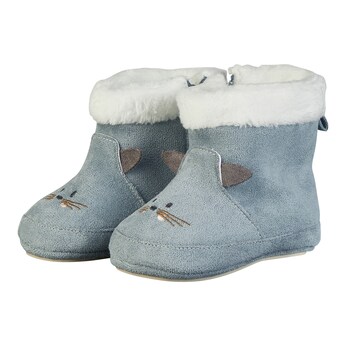 Babystiefel mit Reißverschluss Katze