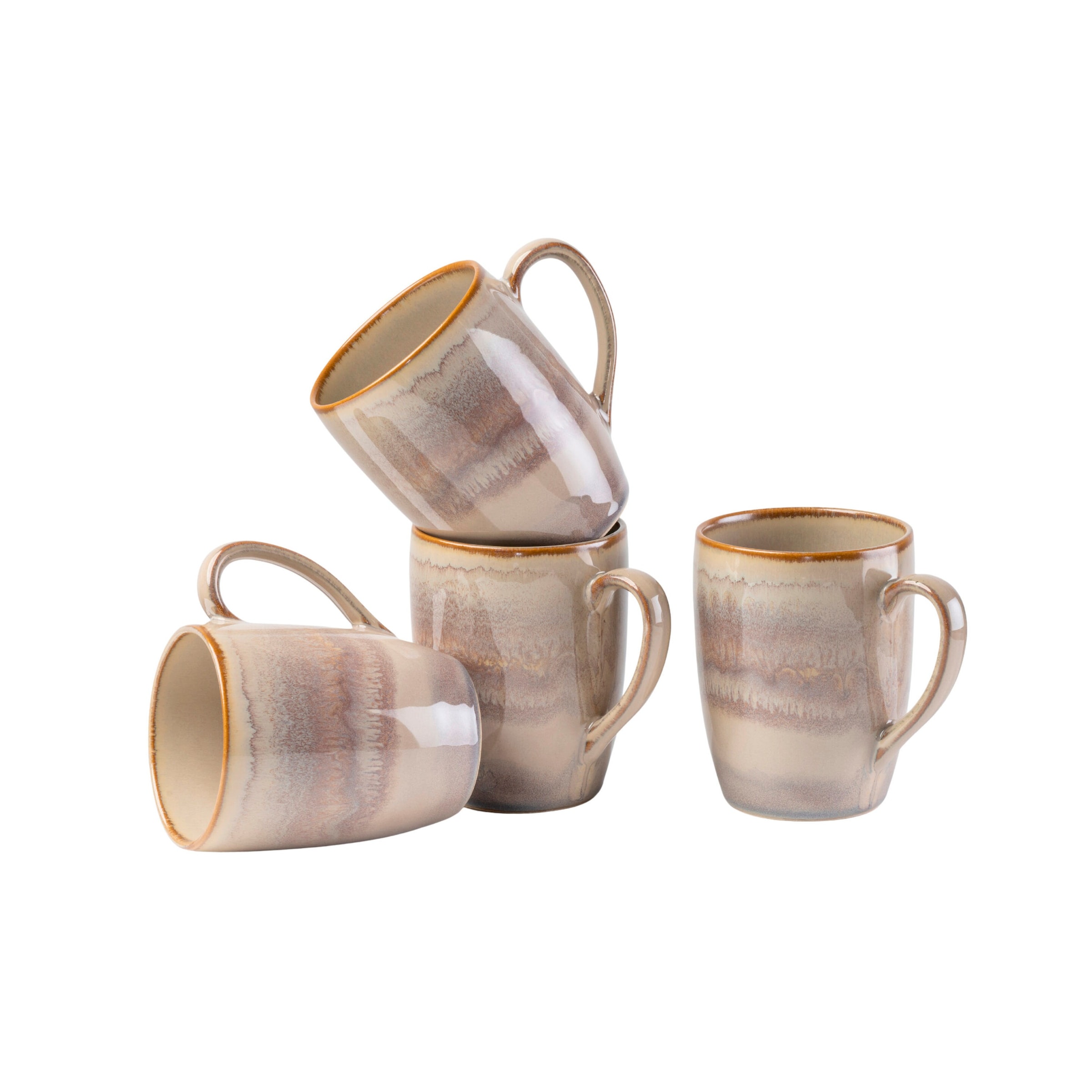 Kaffeebecher-Set, Steinzeug Nebelwald