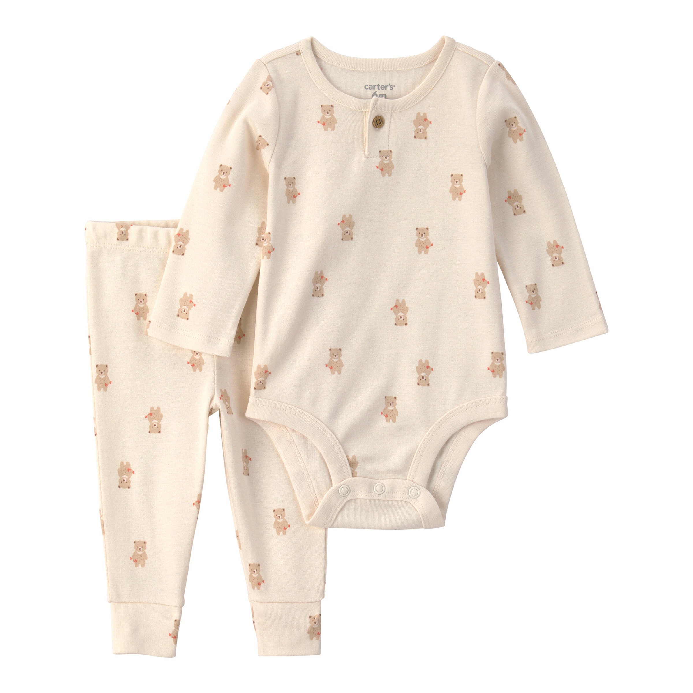 Carter's 2-tlg. Set Body langarm und Jogginghose Bären