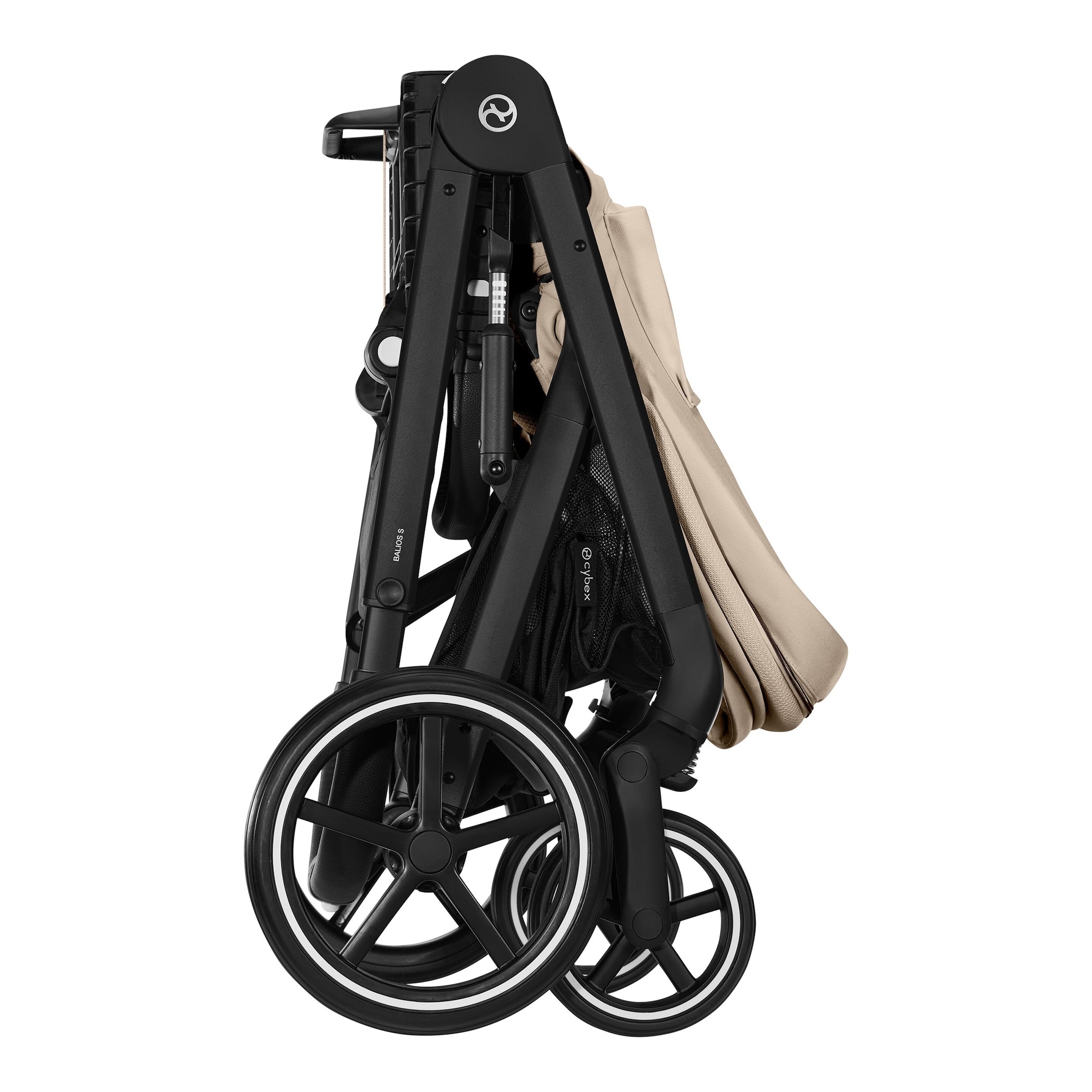 Thumbnail - Cybex Gold Kombikinderwagen Balios Trio-Set inkl. Babyschale Cloud G beige