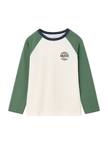 Langarmshirt Jungen Colorblock