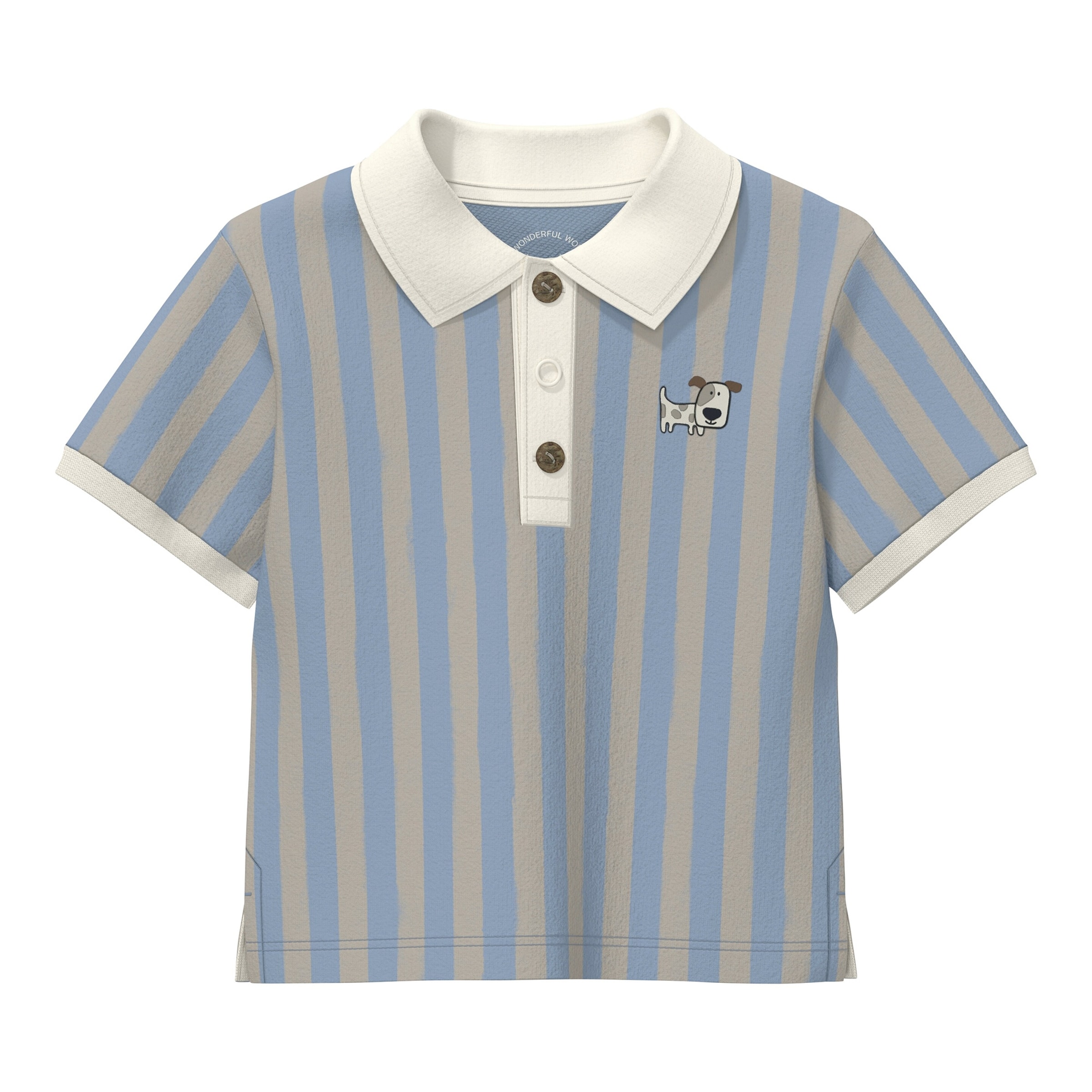 S.Oliver Polo-T-Shirt Hund Ringel