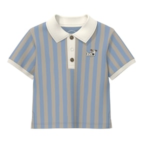 Polo-T-Shirt Hund Ringel