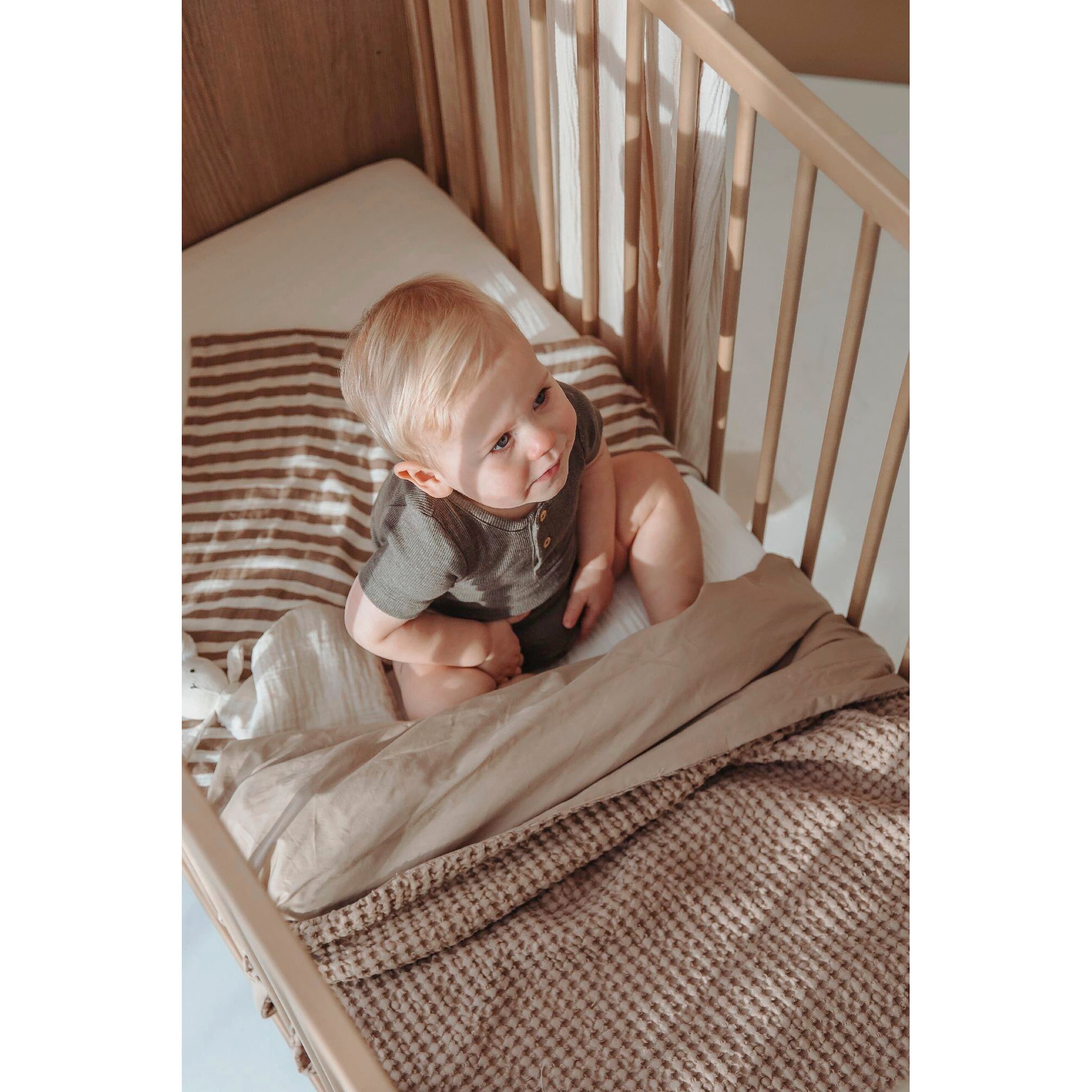 Babydecke Waffelpiqué 75x100