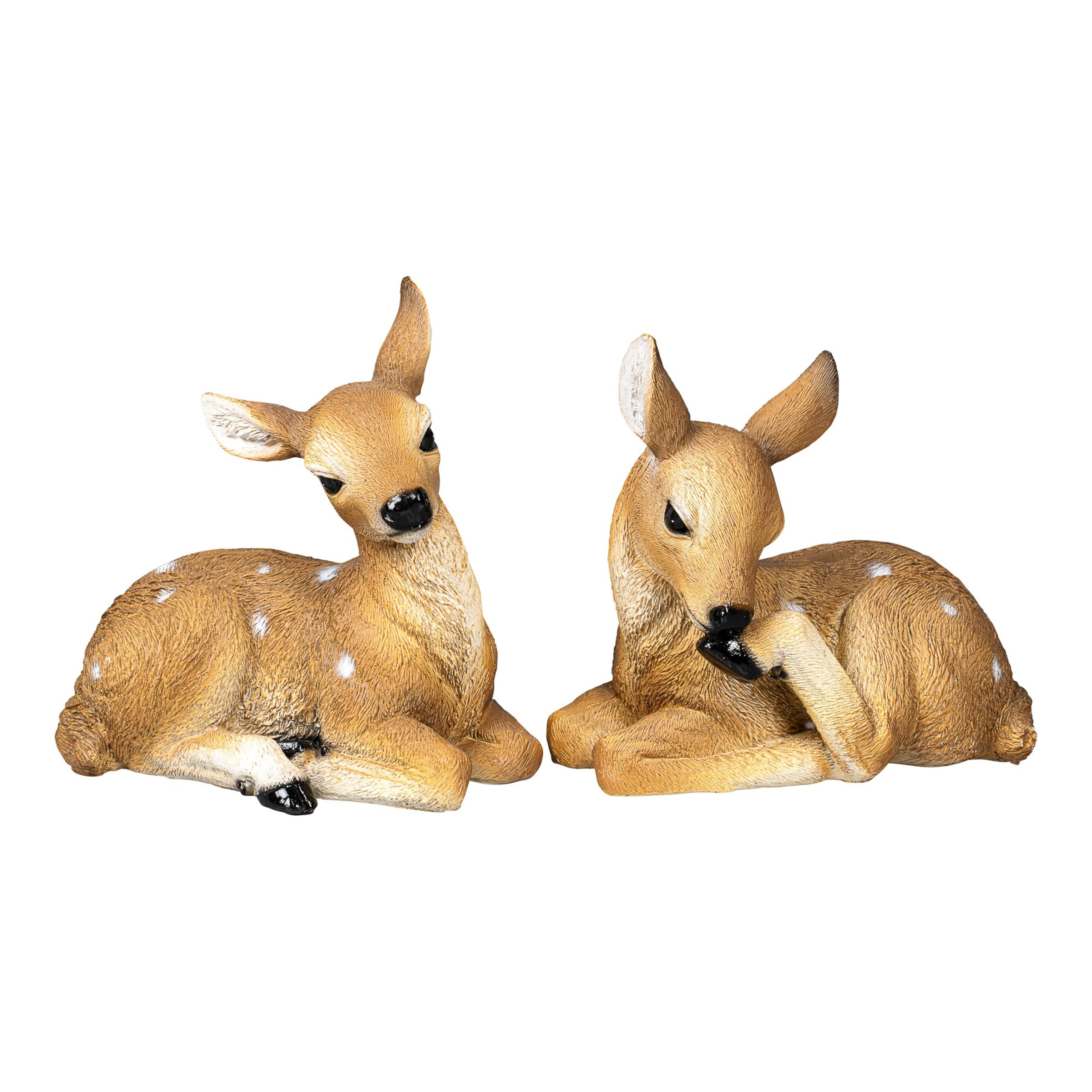 Dekofiguren „Bambi und Benni“, 2 Stück