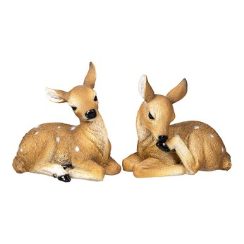 Figurines décoratives «Bambi et Benni», 2 pièces