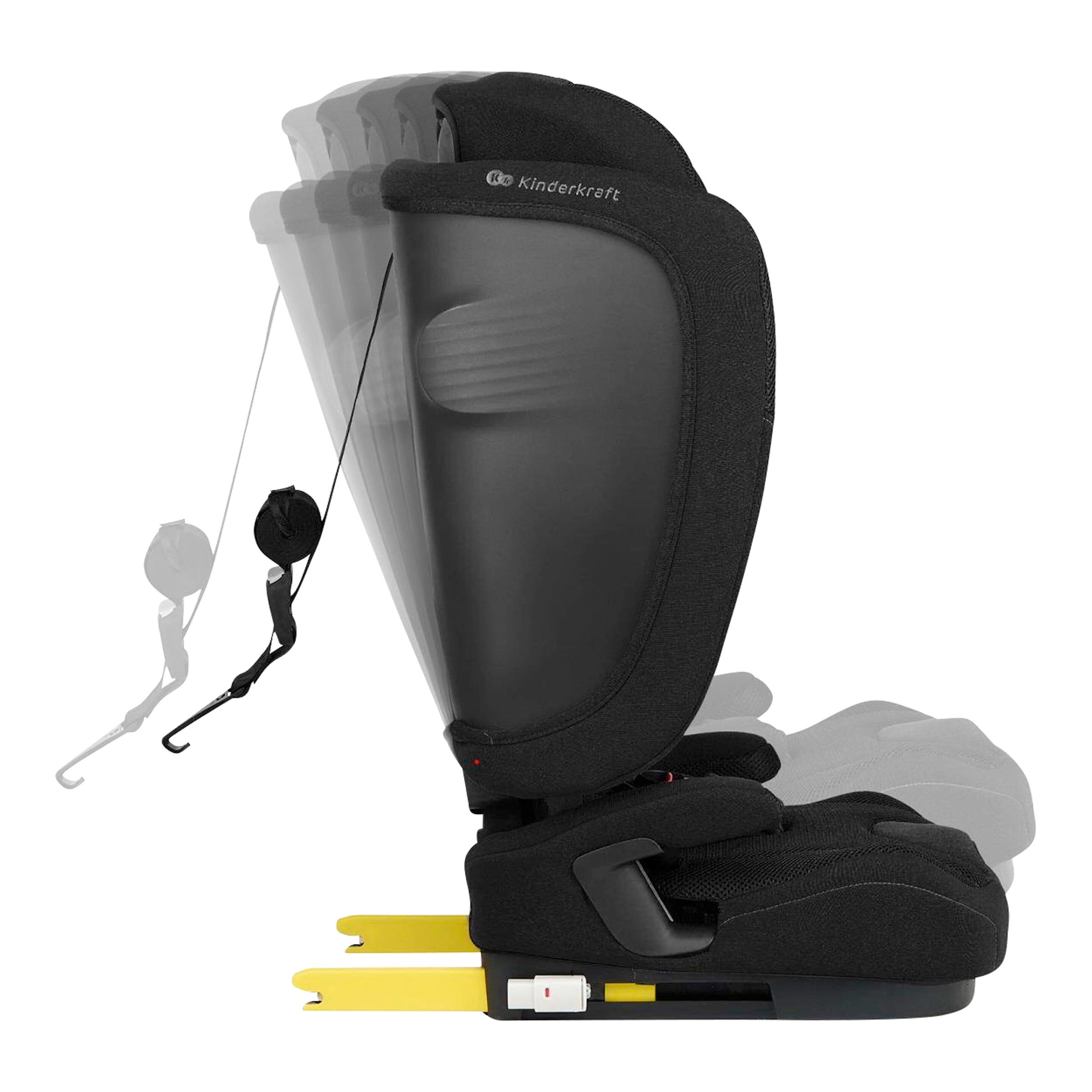 Kinderkraft Kindersitz FIX2GO noir