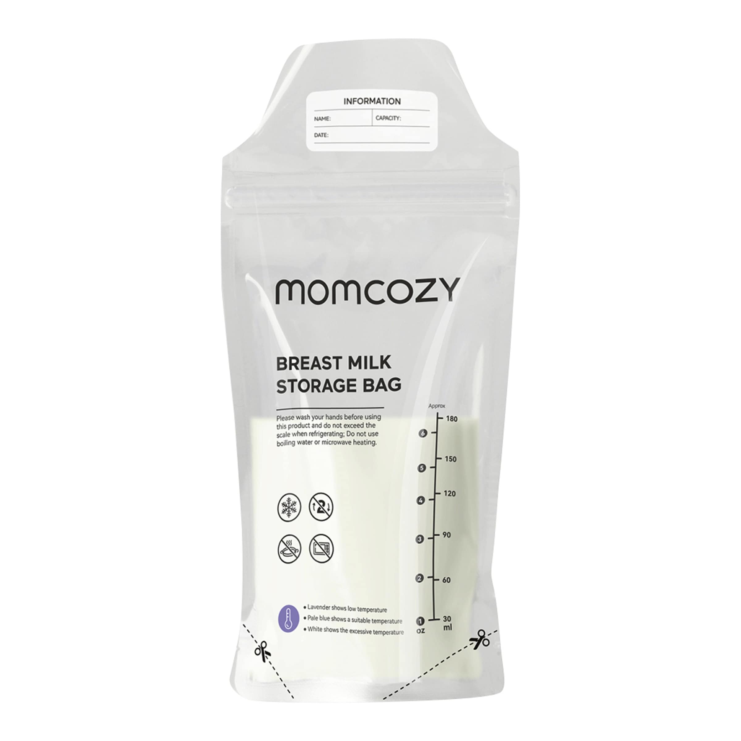 Momcozy Muttermilchbeutel, 180 ml