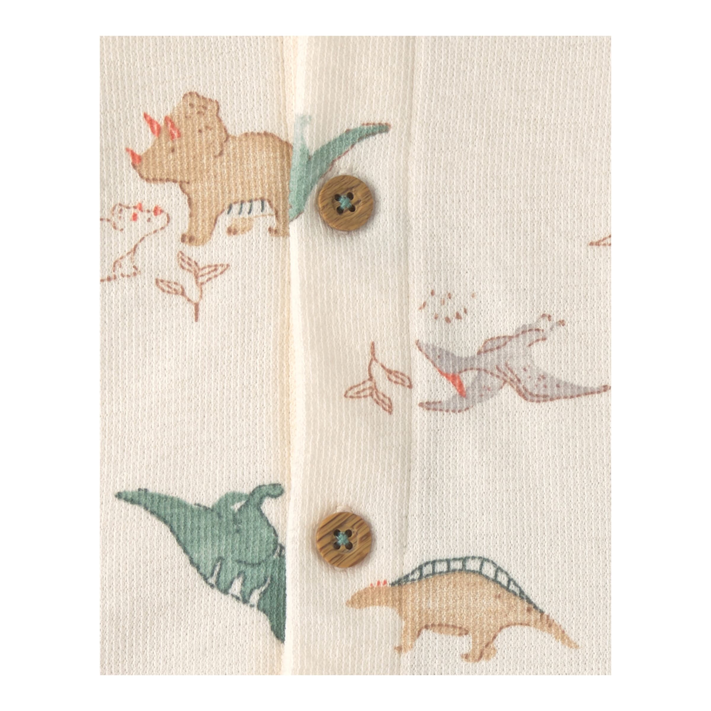 Carter's 3-tlg. Set Body kurzarm, Sweatjacke und Jogginghose Dinos Ringel