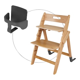 Ensemble chaise haute évolutive Yippy Trunk chêne avec kit Starter