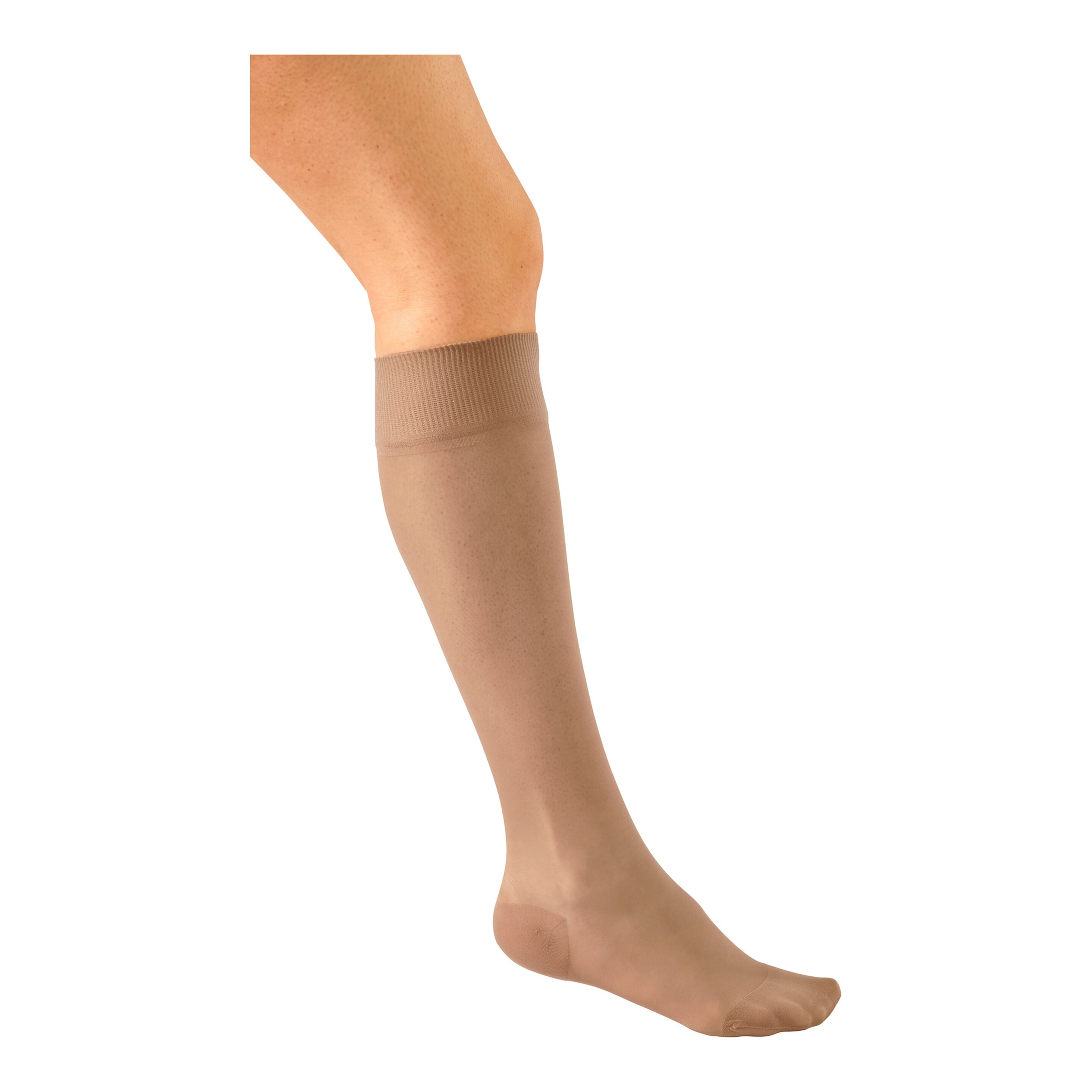 Damen Kniestrümpfe beige