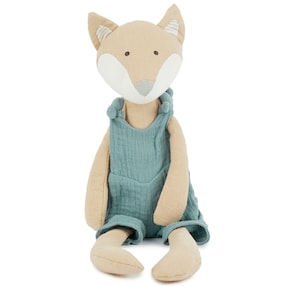 Kuscheltier aus Leinen & Musselin Fuchs - ab Geburt