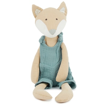 Kuscheltier aus Leinen & Musselin Fuchs - ab Geburt