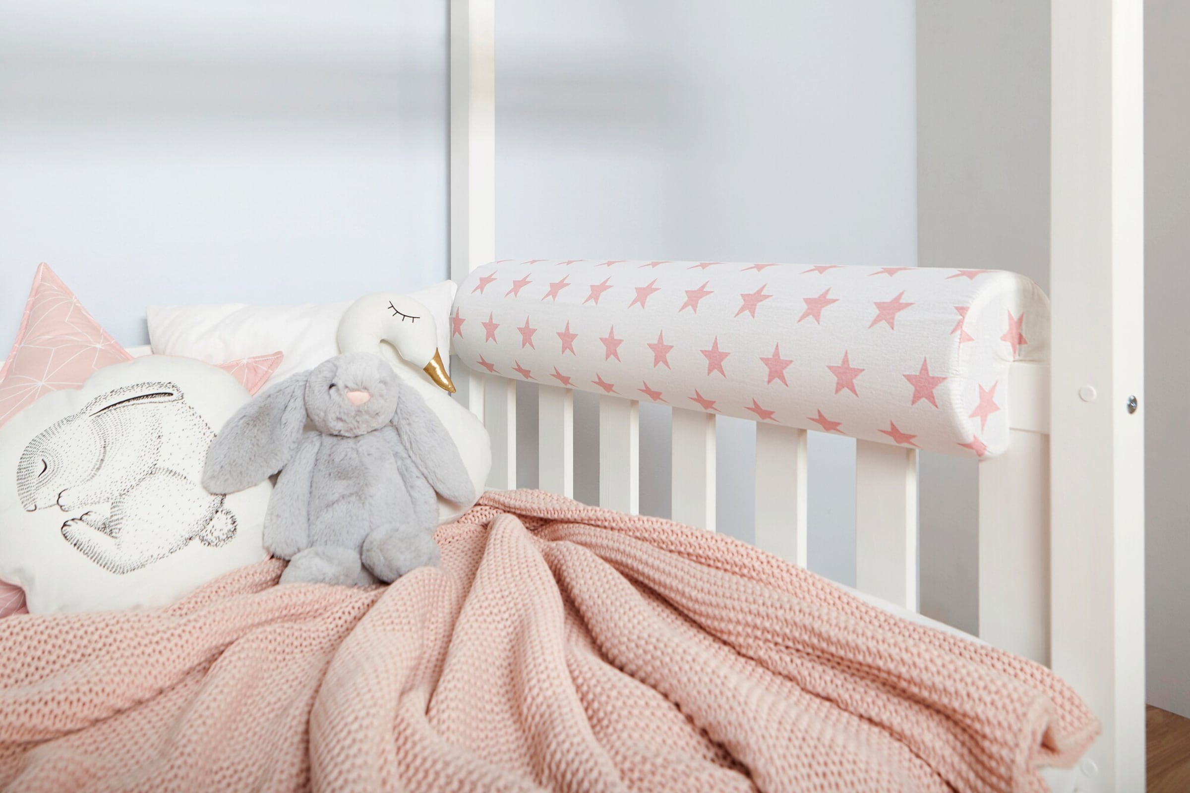 Ticaa Kinder Nackenrolle für Hochbett mit Farbauswahl