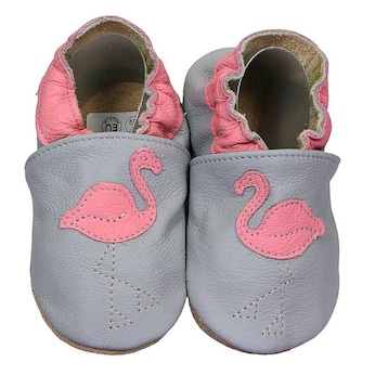 Krabbelschuhe Flamingo