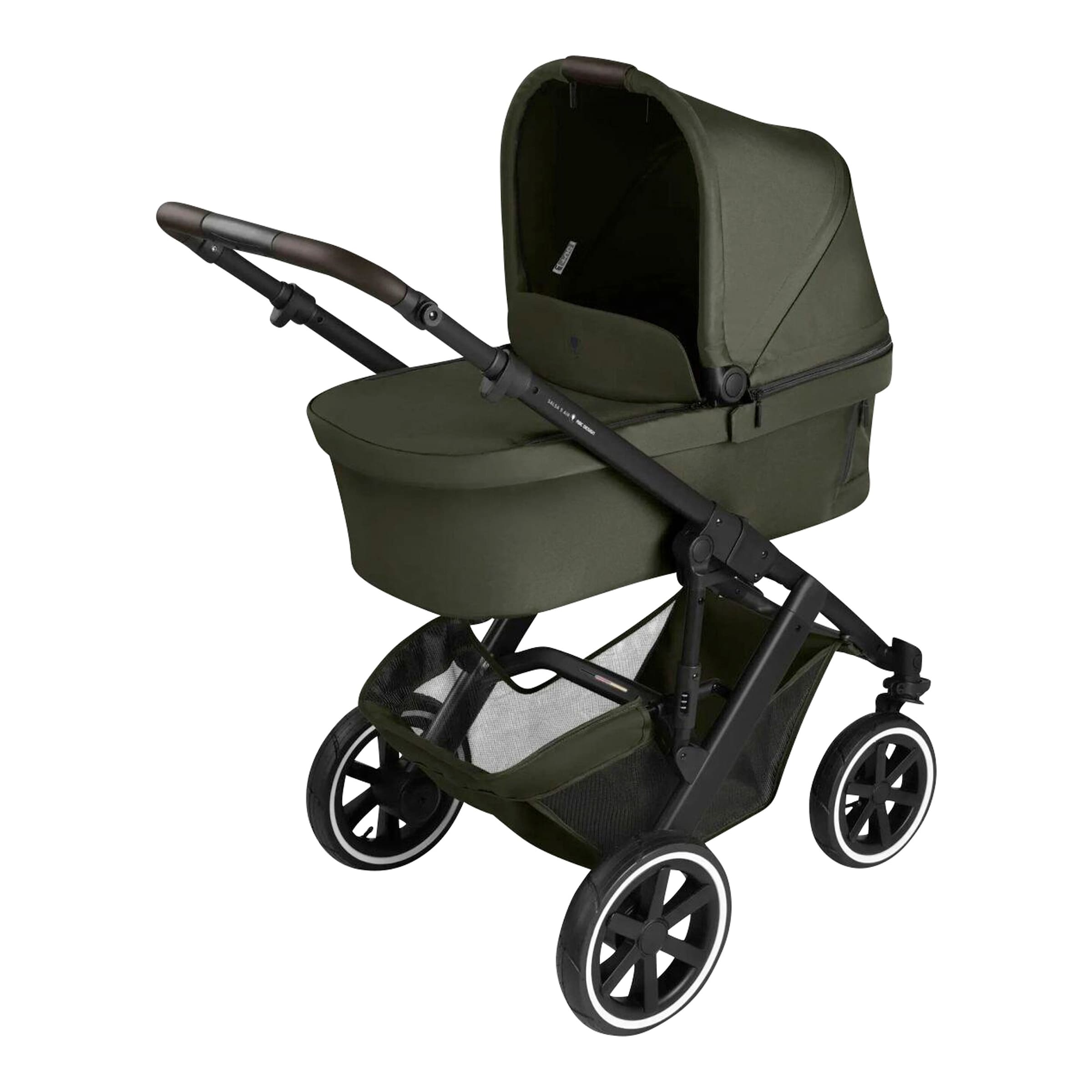 Abc Design Kombikinderwagen Salsa 5 Air inkl. Babyschale Pebble 360 Pro 2 oliv