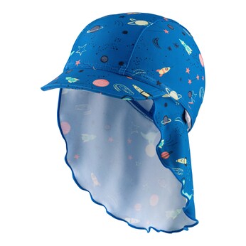 Schirmmütze mit Nacken- und UV-Schutz Weltall