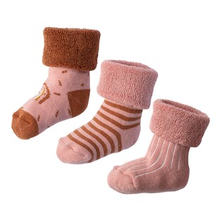 Lot de 3 paires de chaussettes bébé arc-en-ciel