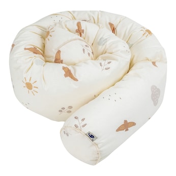 Tour de lit serpent en coton bio 180 cm