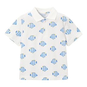 Polo-T-Shirt Fische