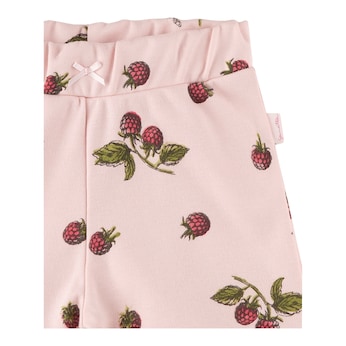Sweatshorts Himbeeren Rüschen