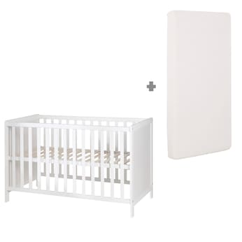 Beistellbett, 60 x 120 cm mit Matratze Universal 