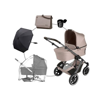 Kombikinderwagen Salsa 5 Air Trio-Set inkl. Wickeltasche, Sonnenschirm, Regenschutz und Becherhalter
