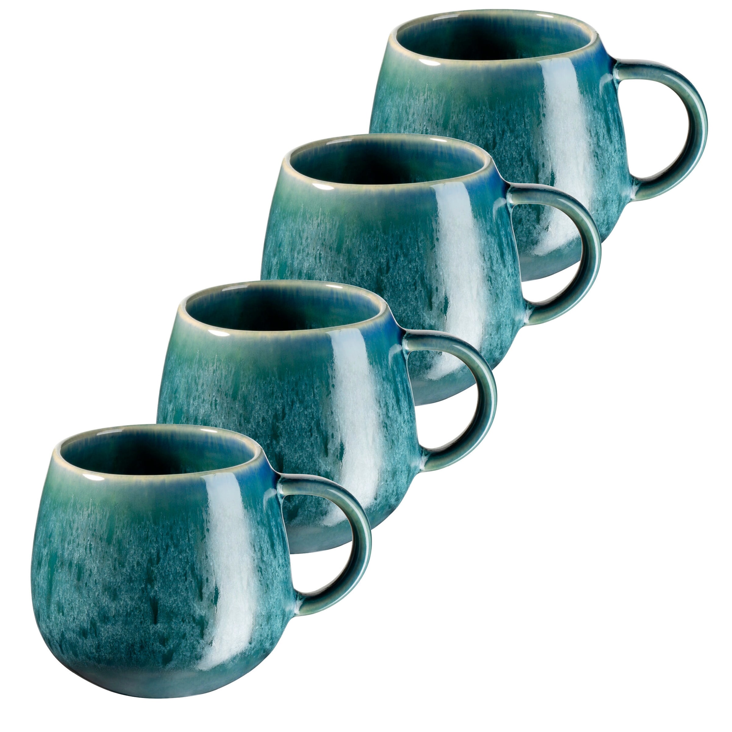 Kaffeebecher-Set, Steinzeug Carellia