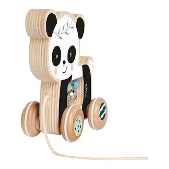 Nachziehspielzeug Panda