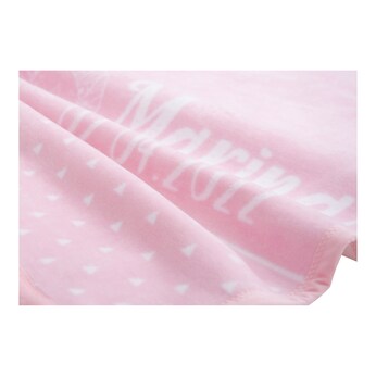Babydecke Unicade mit Namen 75x100 cm