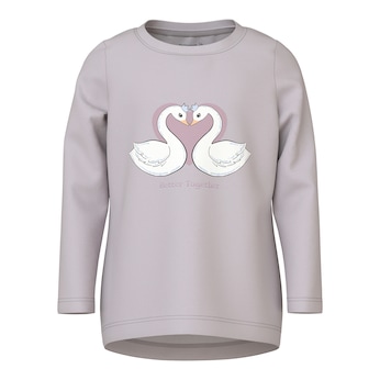 Shirt langarm Schwäne