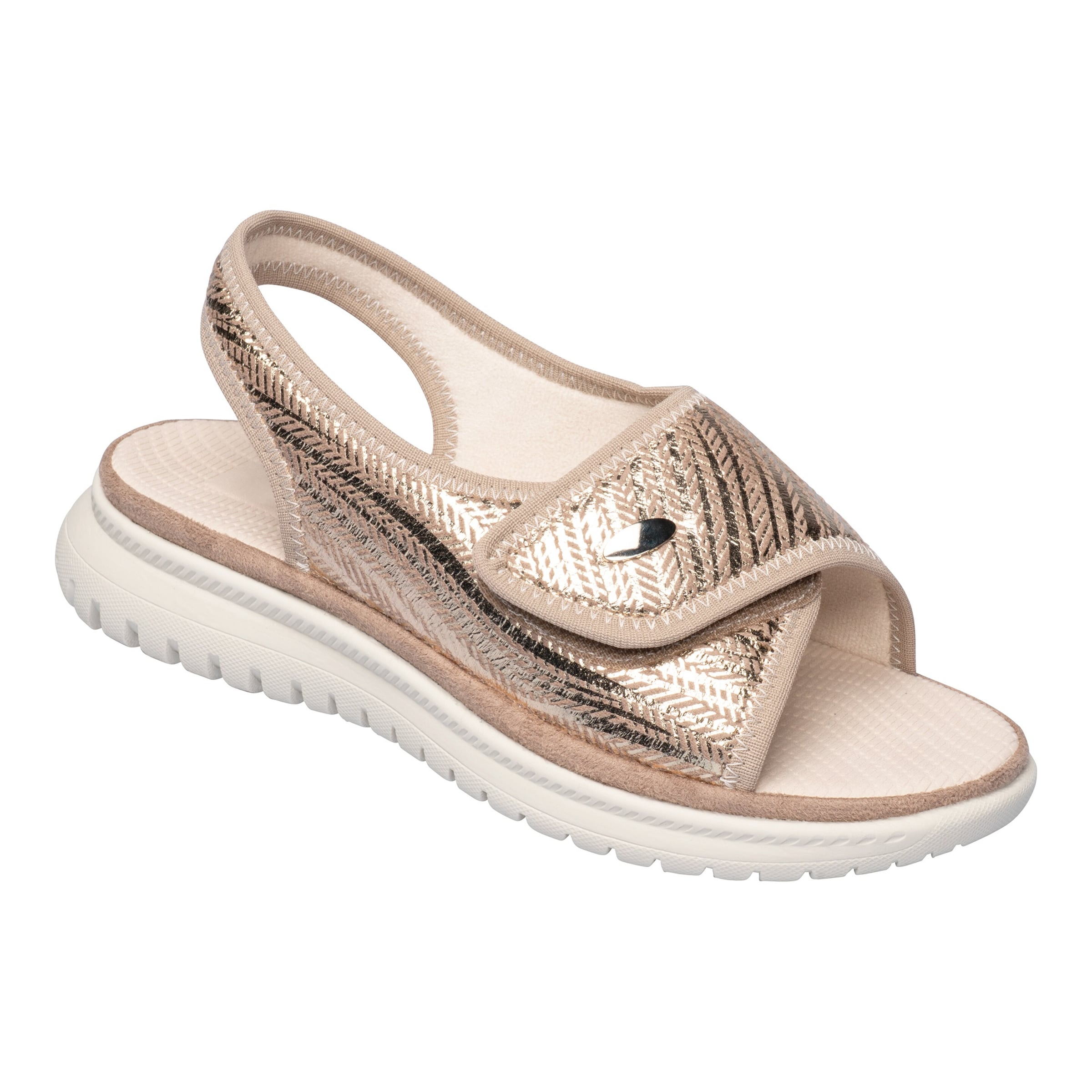 wonderwalk Bequem-Klettsandalette „Margot“