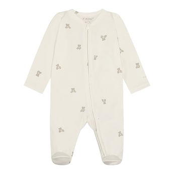 Schlafoverall mit Fuß Teddys