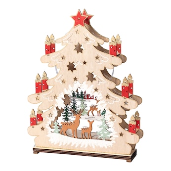 LED-Weihnachtsbaum "Holz"