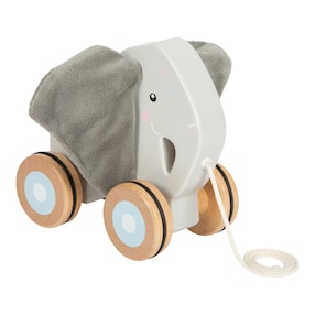 Éléphant à promener avec oreilles bruissantes