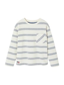 Jungen Shirt in Streifen-Optik