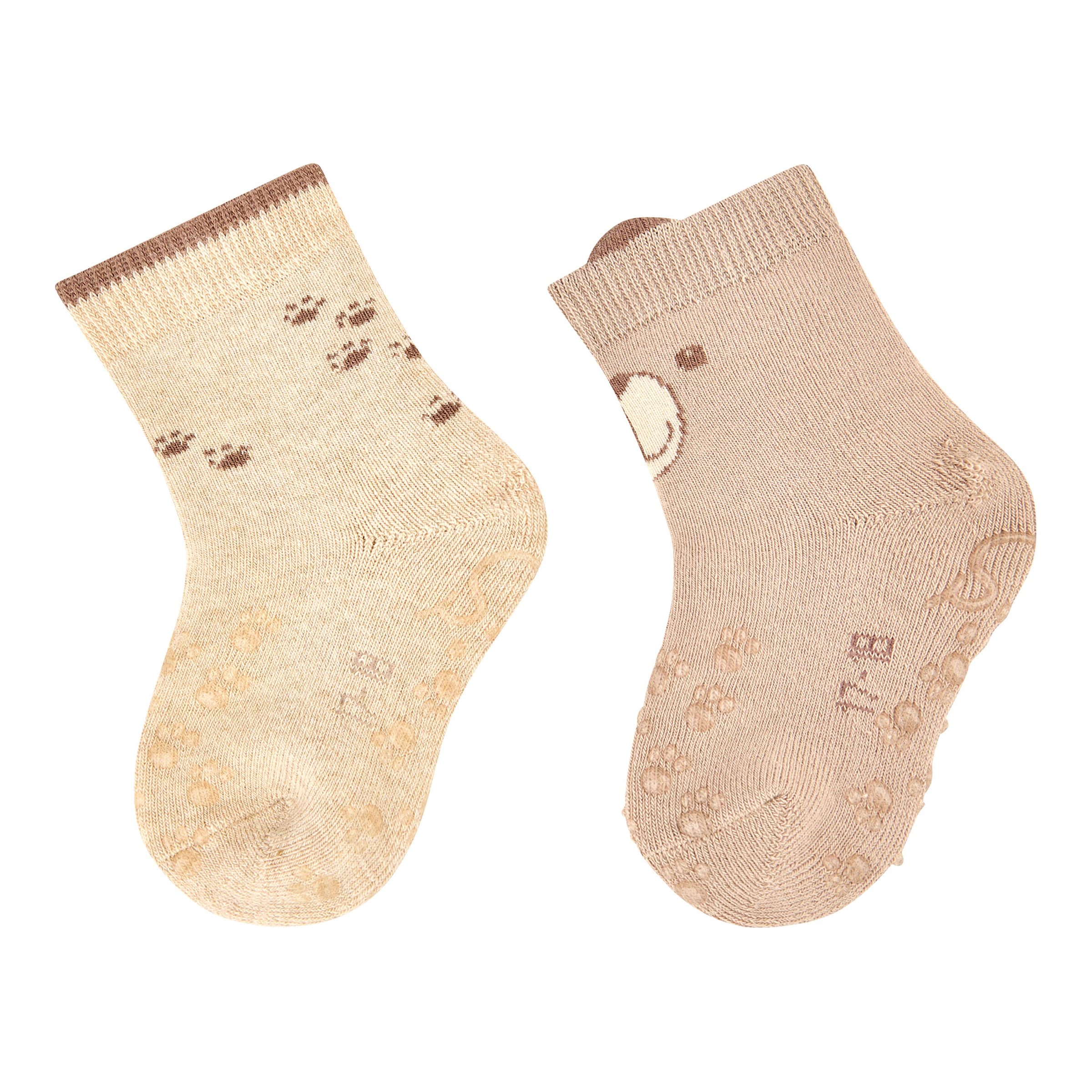 Sterntaler 2er-Pack ABS-Krabbelsocken Bär