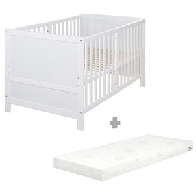 Kombi-Kinderbett 70 x 140 cm mit Matratze  Easy Sleep