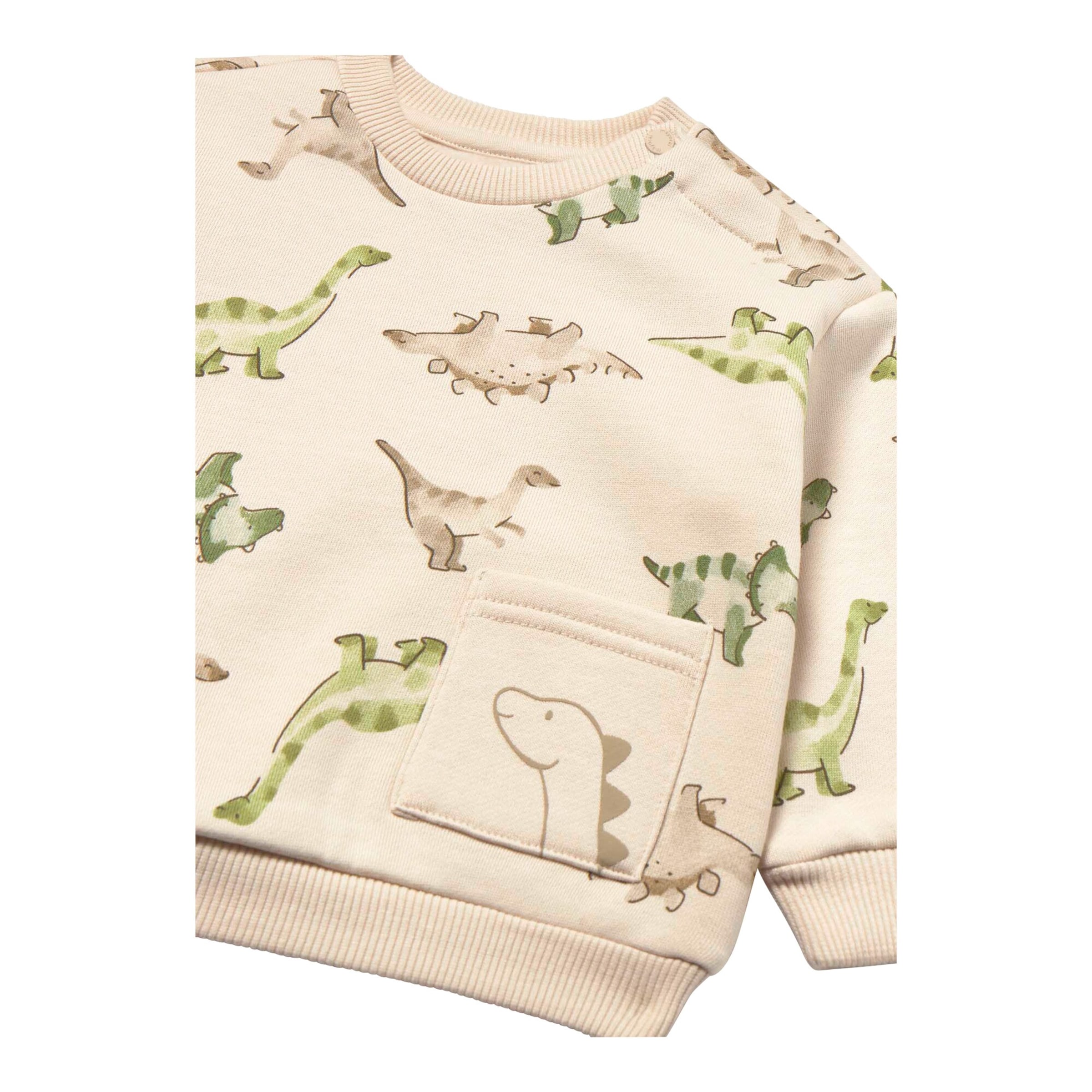 Sweatshirt mit Tasche Dinos