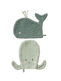 2er-Set Baby Waschhandschuhe OZEAN