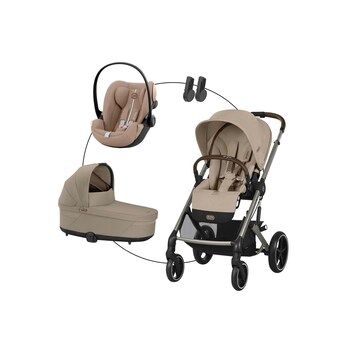 Kombikinderwagen Balios S Lux Trio-Set inkl. Babyschale Cloud G