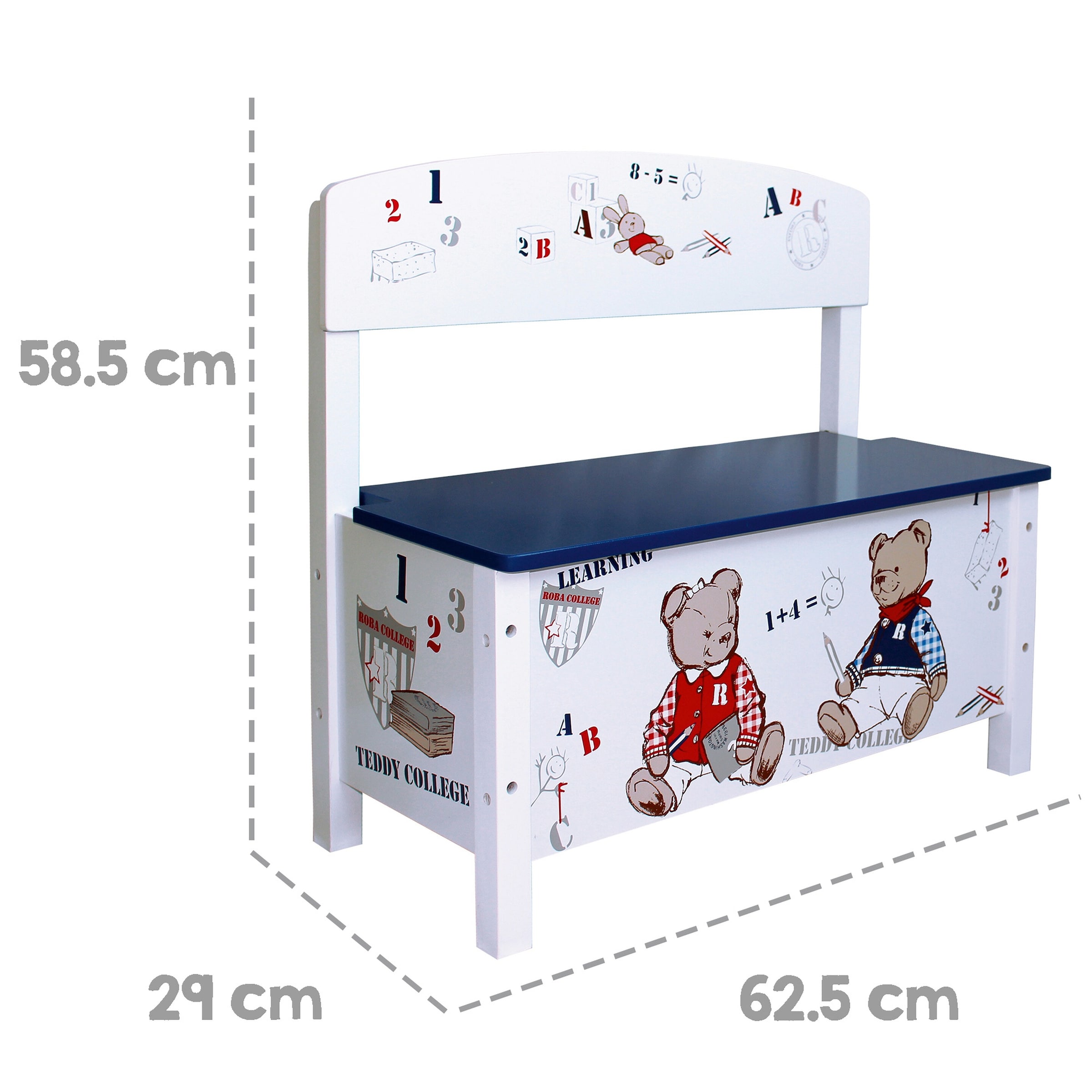 Roba Kindertruhenbank Teddy College