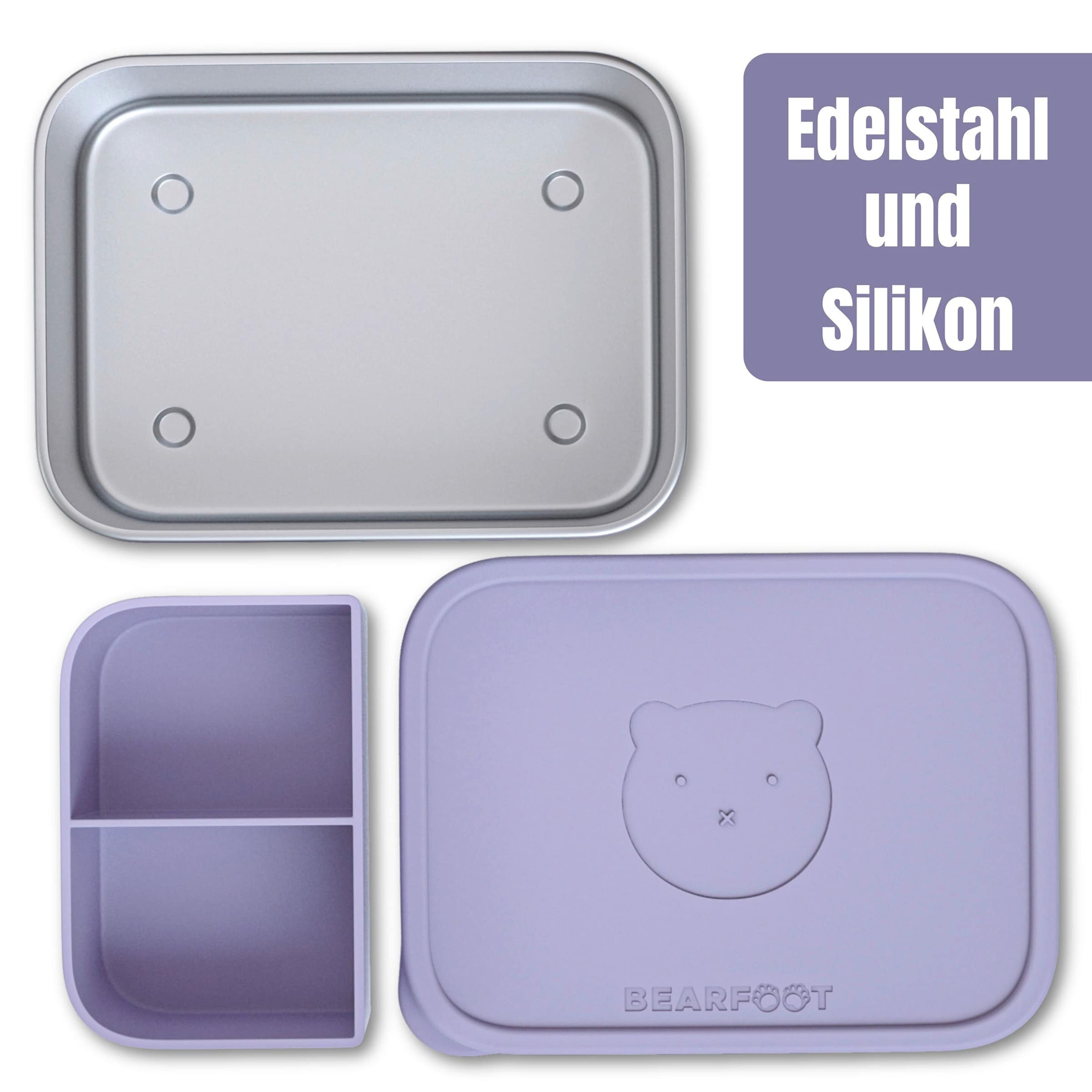 Brotdose aus Edelstahl