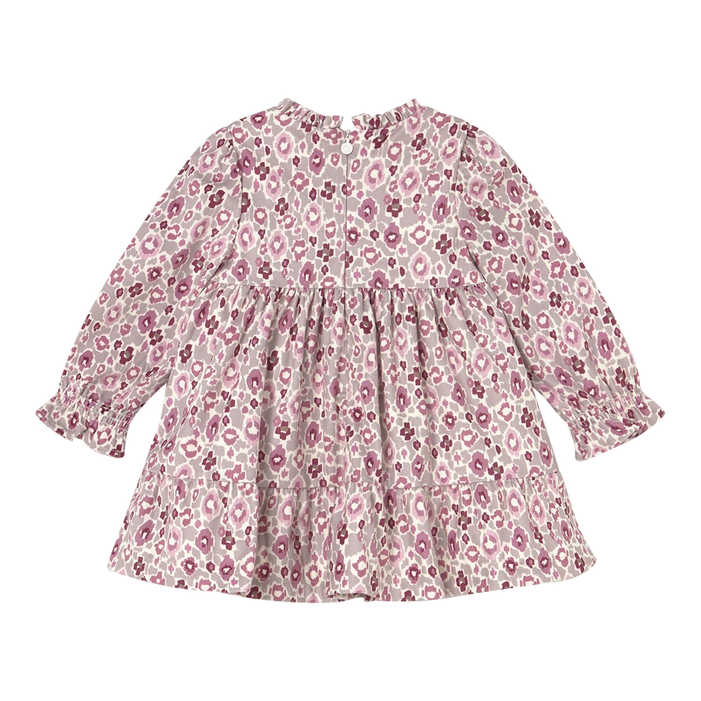Mayoral Samt-Kleid langarm Blumen